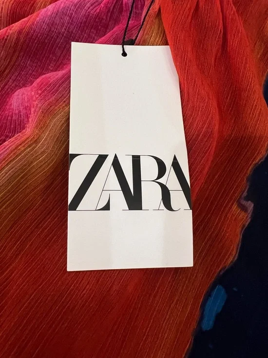 Zara Women Multicolor Beaded Halter Dress, beach summer vacation dress - Picture 7 of 9